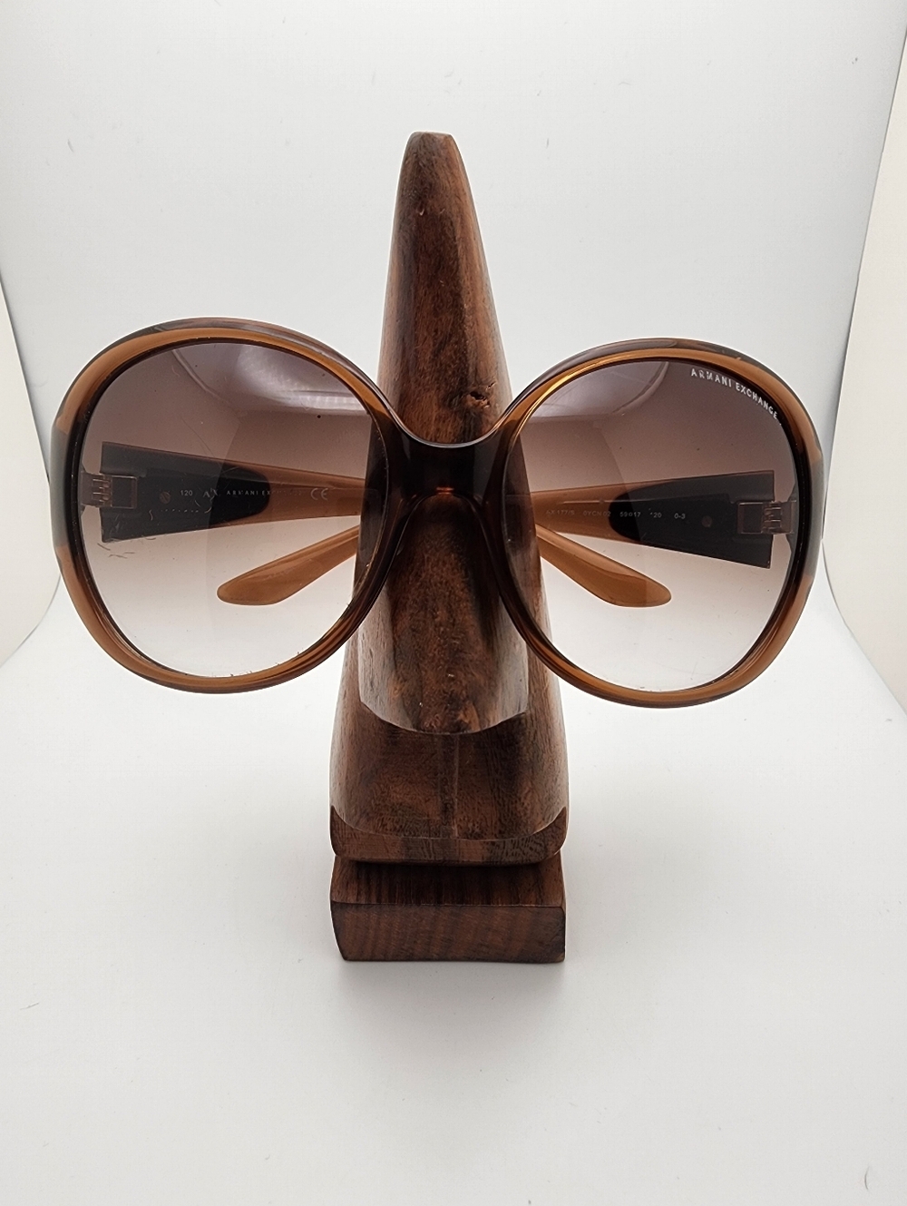 Armani Exchange Brown Translucent Sunglasses